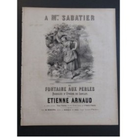ARNAUD Étienne La Fontaine aux perles Chant Piano ca1840