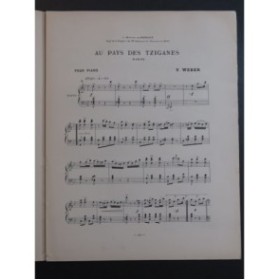 WEBER V. Au Pays des Tziganes Piano