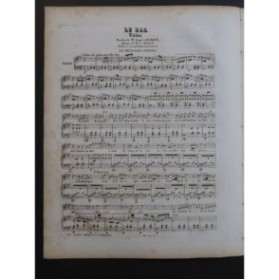 MERLÉ J. Le Bal Valse Chant Piano 1835