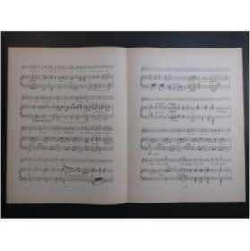 AUBERT Gaston Je rêvais Pousthomis Piano Chant 1910