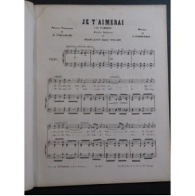 RANDEGGER Alberto 6 Pièces pour Chant Piano ca1865