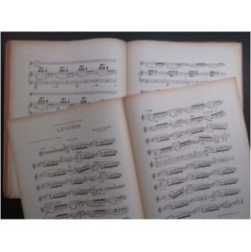 BEURÉE Maurice Légende Violon Piano ca1920