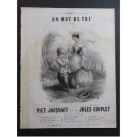 COUPLET Jules Un mot de toi Chant Piano ca1850