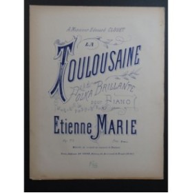 MARIE Étienne La Toulousaine Piano
