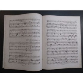 FAURE J. La Valse des Feuilles Chant Piano ca1850