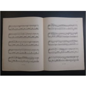 BERGER Rodolphe Dans les Fleurs Piano 1901