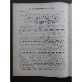 PUGET Loïsa La Bénédiction d'un Père Chant Piano ca1840