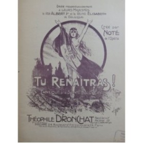 DRONCHAT Théophile Tu Renaitras Chant Piano 1916