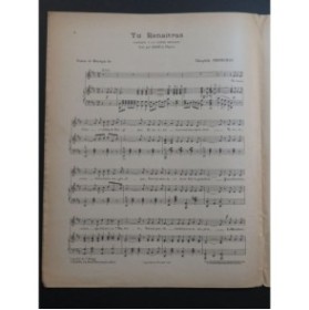 DRONCHAT Théophile Tu Renaitras Chant Piano 1916