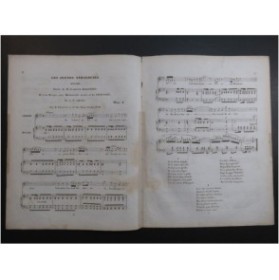 SAINT AMANS L. Les jeunes Andalouses Chant Piano ca1840