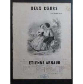 ARNAUD Étienne Deux Cœurs Chant Piano 1850