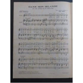 ART Noel Dans mon Irlande Chant Piano 1945