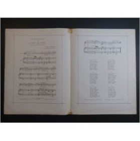 VERSEPUY Marius C'est la Noël Chant Piano 1909