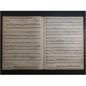 GABAROCHE Gaston PEARLY Fred Je Suis Toujours La Chant Piano 1922