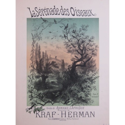 KRAF-HERMAN La Sérénade des Oiseaux Chant Piano