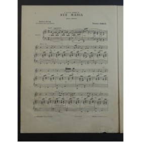 DUBOIS Théodore Ave Maria Chant Orgue 1905