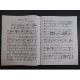 HOCMELLE Edmond Rêverie au Bal Chant Piano ca1850