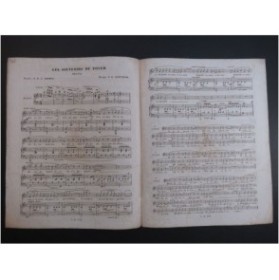 CLAPISSON Louis Les Souvenirs du Foyer Chant Piano ca1840