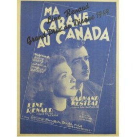 GASTÉ Louis Ma Cabane au Canada Chant Piano 1948