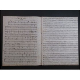 LHUILLIER Edmond La Tante Julie Chant Piano ca1850