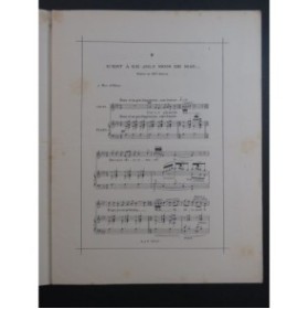 GEDALGE André C'est à ce Joly mois de May... Chant Piano 1895