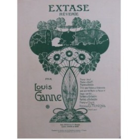GANNE Louis Extase Piano 1952