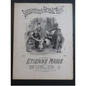 MARIE Étienne Souvenirs de Grand-Mère Piano XIXe siècle