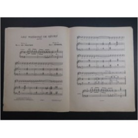 DE BUXEUIL René Les Tisseurs de Rêves Chant Piano 1914
