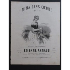 ARNAUD Etienne Nina sans Cœur Chant Piano ca1850