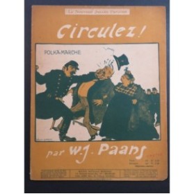 PAANS W. J. Circulez ! Polka Piano ca1920