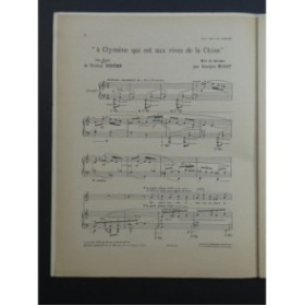 MIGOT Georges Élégie à Clymène qui est aux rives de la Chine Chant Piano 1928