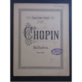CHOPIN Frédéric Balladen Ballades Piano
