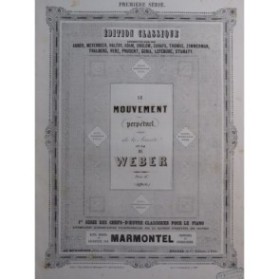 WEBER Le Mouvement Perpétuel Piano ca1860