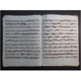 Bataille de Prague Sonate Militaire Manuscrit Piano ca1800
