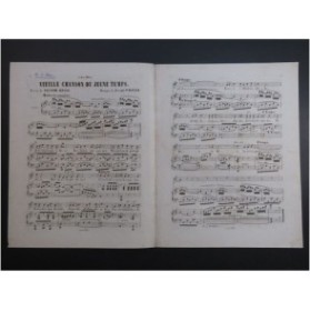 O'KELLY Joseph Vieille Chanson du Jeune Temps Chant Piano ca1860