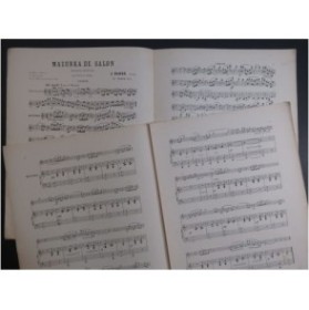 DANBÉ Jules Mazurka de Salon op 22 Violon Piano 1894