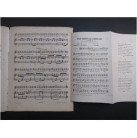 WACHS Frédéric Par Dessus les Moulins Chant Piano ca1880