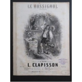 CLAPISSON Louis Le Rossignol Chant Piano ca1850