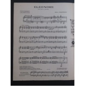 CHANTRIER Albert Éléonore Fox Trot Shimmy Piano 1922