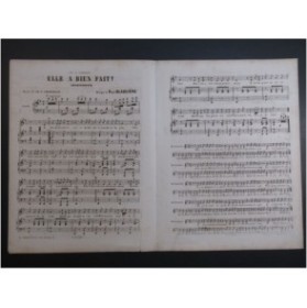 BLAQUIÈRE Paul Elle a Bien Fait A. Grévin Chant Piano ca1850