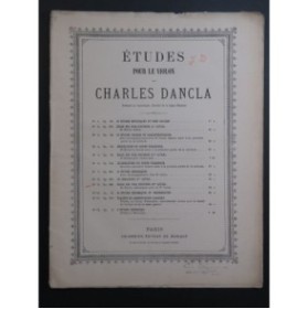 DANCLA Charles Ecole des 5 positions 3e Livre op 128 2 Violons 1891