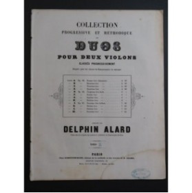 ALARD Delphin Duo No 2 pour deux Violons ca1850