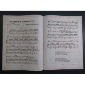 MALIBRAN Marie Le retour de la Tyrolienne Piano Chant ca1830