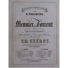 SCHUBERT Franz Le Meunier et le Torrent Piano ca1860