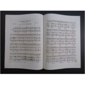 LHUILLIER Edmond La Dernière Marquise Chant Piano ca1850