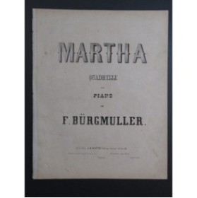 BÜRGMULLER Frédéric Martha Piano ca1865