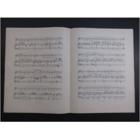 MASSENET Jules La dernière lettre de Werther à Charlotte Chant Piano 1913