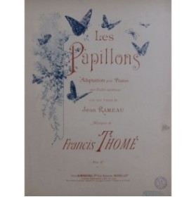 THOMÉ Francis Les Papillons Violon Piano ca1899