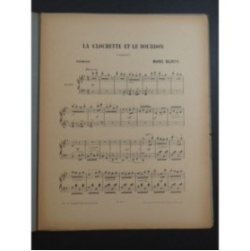 BURTY Marc La Clochette et le Bourdon Piano 1930