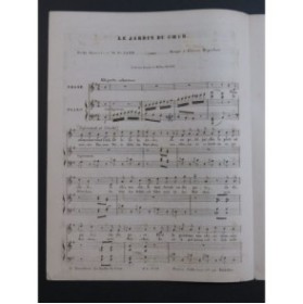 MEYERBEER Giacomo Le Jardin du Coeur Chant Piano ca1840